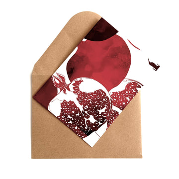 Pomegranate Note Cards